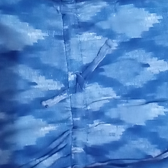 Blue spageti strap sun dress - Picture 3 of 4